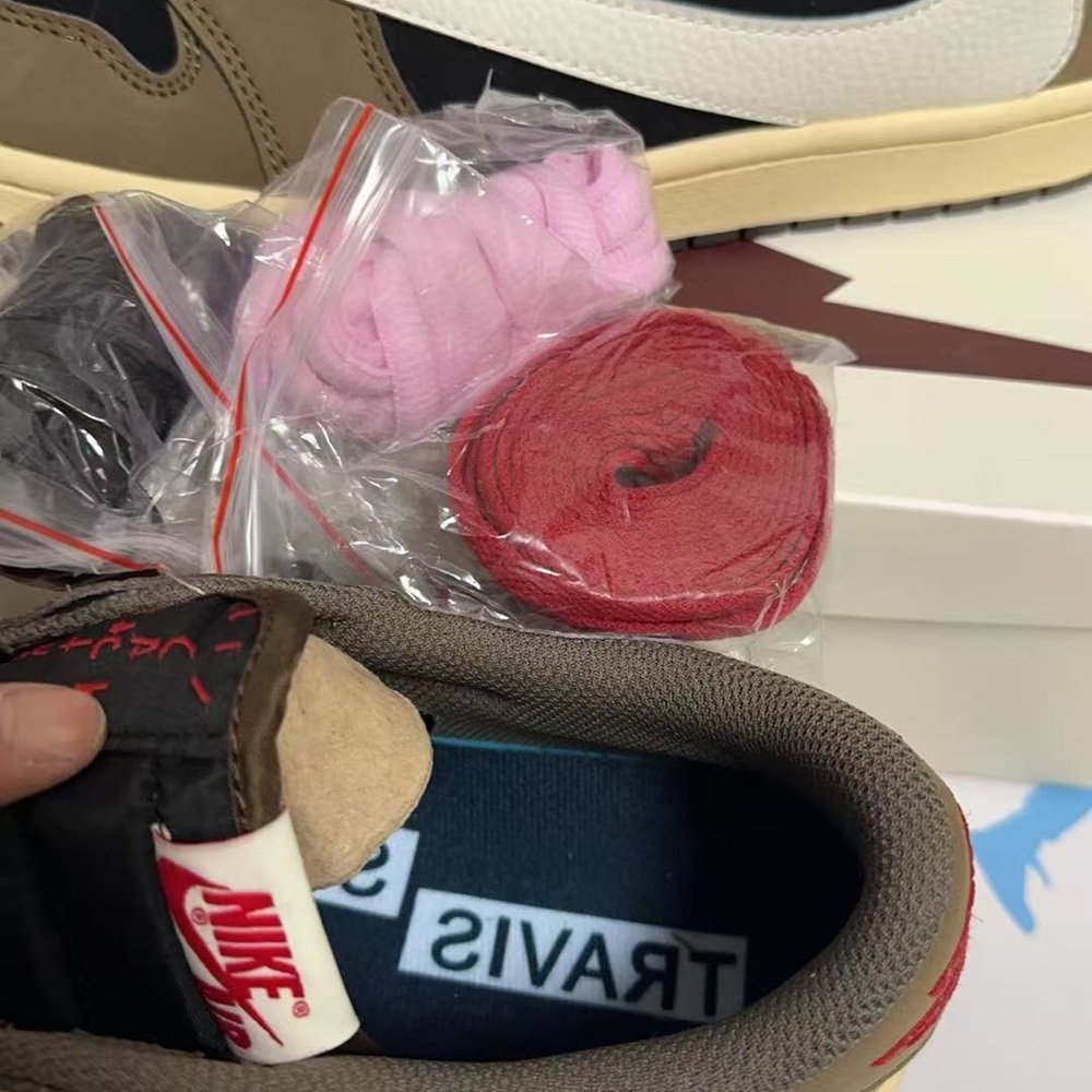 Nike Sneakers with Brown, Black, and White Accents